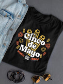 Cinco De Mayo Churros Festive Celebration Design  Women's T-shirt