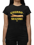 Churro-Mazing Fun Re Tro Foodie Design  Women's T-shirt
