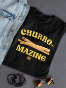 Churro-Mazing Fun Re Tro Foodie Design  Women's T-shirt