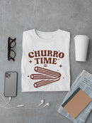 Churro Time Retro Starry Snack  Men's T-shirt