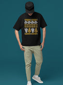 Churro Pattern Fiesta Print Graphic Men's T-shirt