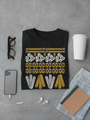 Churro Pattern Fiesta Print Graphic Men's T-shirt