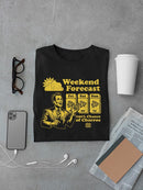 Weekend Forecast Graphic -  Churro Fun Design  Men's T-shirt