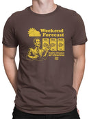 Weekend Forecast Graphic -  Churro Fun Design  Men's T-shirt