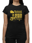 Weekend Forecast Graphic -  Churro Fun Design   Women's T-shirt