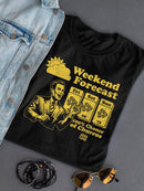 Weekend Forecast Graphic -  Churro Fun Design   Women's T-shirt
