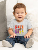 Colorful Sid the Science Kid  Character Graphic Baby's T-shirt