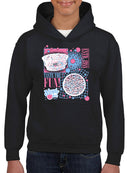 Taste the Fun - Dippin’ Dots Retro Ice Cream Graphic Youth's Hoodie