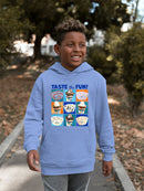 Taste the Fun - Dippin’ Dots Ice Cream Assorted Treats Graphic Youth's Hoodie