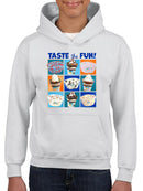 Taste the Fun - Dippin’ Dots Ice Cream Assorted Treats Graphic Youth's Hoodie