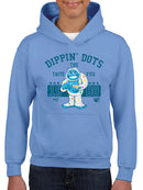 Taste the Fun Frozeti Dippin' Dots Retro Yeti Graphic Youth's Hoodie