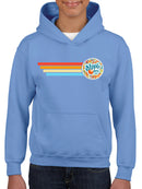 Retro Dippin' Dots Ice Cream Stripes - Cool Summer Graphic Youth's Hoodie
