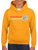 Retro Dippin' Dots Ice Cream Stripes - Cool Summer Graphic Youth's Hoodie