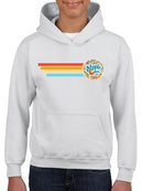 Retro Dippin' Dots Ice Cream Stripes - Cool Summer Graphic Youth's Hoodie