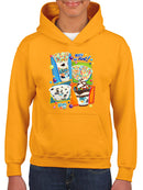 Colorful Dippin' Dots Ice Cream Treats - Fun Dessert Graphic Youth's Hoodie