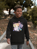 Retro Dippin’ Dots Delight - Colorful Ice Cream Treat Graphic Youth's Hoodie