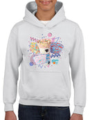 Retro Dippin’ Dots Delight - Colorful Ice Cream Treat Graphic Youth's Hoodie
