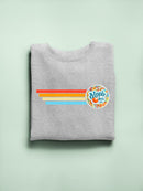 Retro Dippin' Dots Ice Cream Stripes - Cool Summer Graphic Men's Sweatshirt