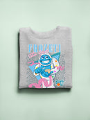 Frozeti the Yeti - Dippin’ Dots Fun Graphic Women's Sweatshirt