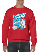 Frozeti the Yeti - Cool Dippin’ Dots Ice Cream Graphic Men's Sweatshirt