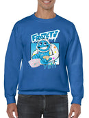 Frozeti the Yeti - Cool Dippin’ Dots Ice Cream Graphic Men's Sweatshirt