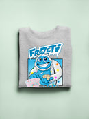 Frozeti the Yeti - Cool Dippin’ Dots Ice Cream Graphic Women's Sweatshirt
