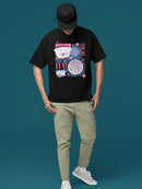 Taste the Fun - Dippin’ Dots Retro Ice Cream Graphic Men's T-shirt