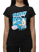 Frozeti the Yeti - Cool Dippin’ Dots Ice Cream Graphic