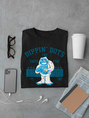 Taste the Fun Frozeti Dippin' Dots Retro Yeti Graphic Men's T-shirt