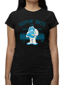 Taste the Fun Frozeti Dippin' Dots Retro Yeti Graphic