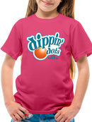 Retro Dippin' Dots Logo Graphic Tee - Ice Cream Lovers Graphic Youth's T-shirt