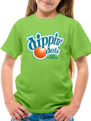 Retro Dippin' Dots Logo Graphic Tee - Ice Cream Lovers Graphic Youth's T-shirt