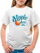 Retro Dippin' Dots Logo Graphic Tee - Ice Cream Lovers Graphic Youth's T-shirt