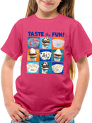 Taste the Fun - Dippin’ Dots Ice Cream Assorted Treats Graphic Youth's T-shirt