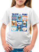 Taste the Fun - Dippin’ Dots Ice Cream Assorted Treats Graphic Youth's T-shirt