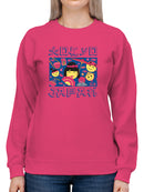 Japanese Streetwear Emoji - Geisha, Sushi, Ramen, Fuji Women's Sweatshirt