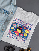 Japanese Streetwear Emoji - Geisha, Sushi, Ramen, Fuji Women's T-shirt