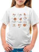 Celestial Zodiac Emoji - Astrology Horoscope Constellation Youth's T-shirt