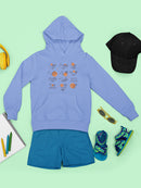 Celestial Zodiac Emoji - Astrology Horoscope Constellation Youth's Hoodie