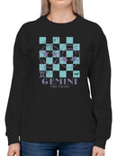 Gemini Twins Emoji  - Zodiac Art Design Women's Sweatshirt