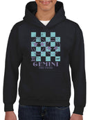 Gemini Twins Emoji  - Zodiac Art Design Youth's Hoodie