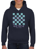 Gemini Twins Emoji  - Zodiac Art Design Youth's Hoodie