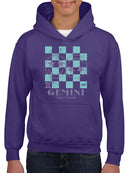 Gemini Twins Emoji  - Zodiac Art Design Youth's Hoodie