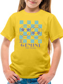 Gemini Twins Emoji  - Zodiac Art Design Youth's T-shirt