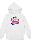 Officially Licensed Dubble Bubble Original Flavor Gum Logo Youth's Hoodie