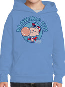 Officially Licensed Dubble Bubble Blowing Up Youth's Hoodie