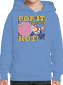 Officially Licensed Dubble Bubble Pop It Like It's Hot Gum Youth's Hoodie