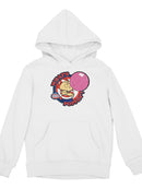 Officially Licensed Dubble Bubble What's Poppin' Gum Cartoon Youth's Hoodie