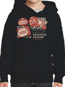 Officially Licensed Dubble Bubble Retro Gum Packaging Design Youth's Hoodie