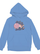 Officially Licensed Dubble Bubble Don't Burst Retro Design Youth's Hoodie